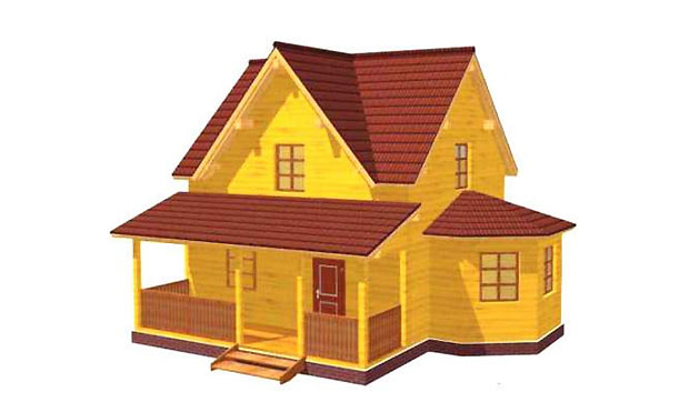 проекты красивых деревянных домиков